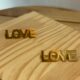 Broche Love En Acier Inoxydable