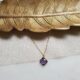 Collier Trèfle Subhagya Améthyste
