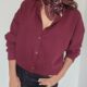 Cardigan Zoé Bordeaux