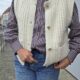 Gilet Maille Cyril Ecru